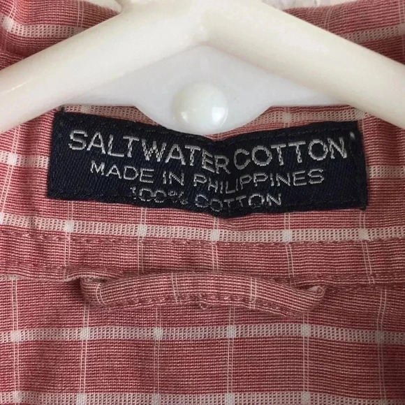 IZOD Saltwater 100% Cotton Size Small - Picture 4 of 7